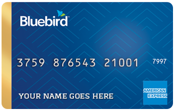 AMEX Bluebird card image
