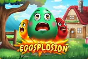 Eggsplosion speciality game logo