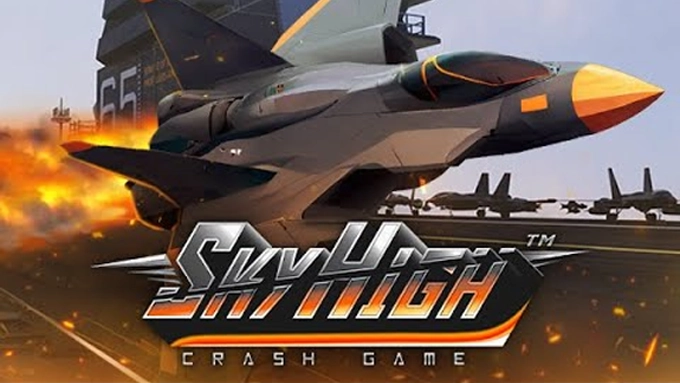 SkyHigh crash game image logo