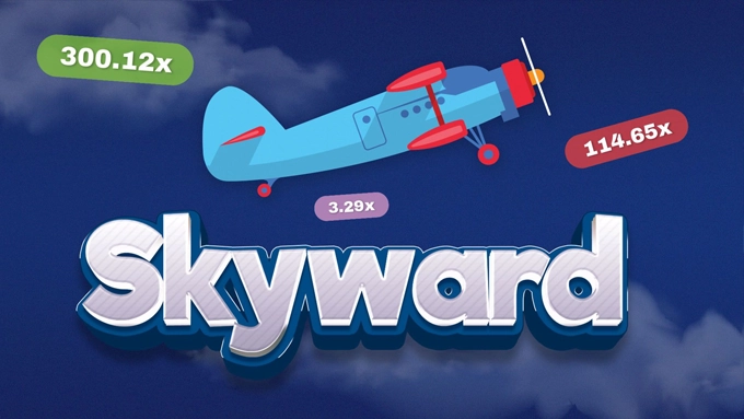 Skyward crash game image logo