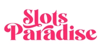 slots paradise logo white background